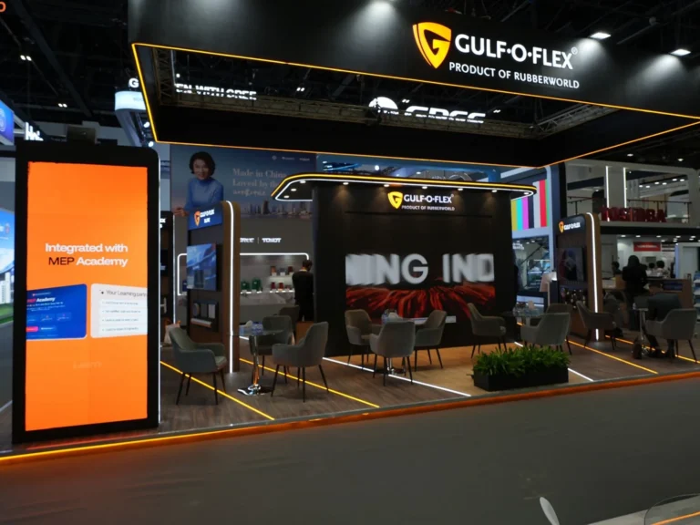 Gulf-O-Flex Event Featured Image for Rubber World Event Visuals - Gulf-O-Flex by Spark VFX Studios