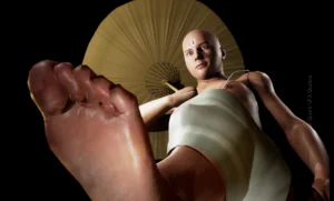 Janeshwar Mishra Park Vamana Avatar Giant Foot 3D Character for Dashavatar - Musical Fountain Media (Janeshwar Mishra Park) by Spark VFX Studios