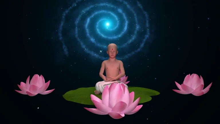 Panchagni Vidya Child Meditation Lotus Cosmic 3D Animation for Panchagni Vidya - A 7D Mythological Experience by Spark VFX Studios